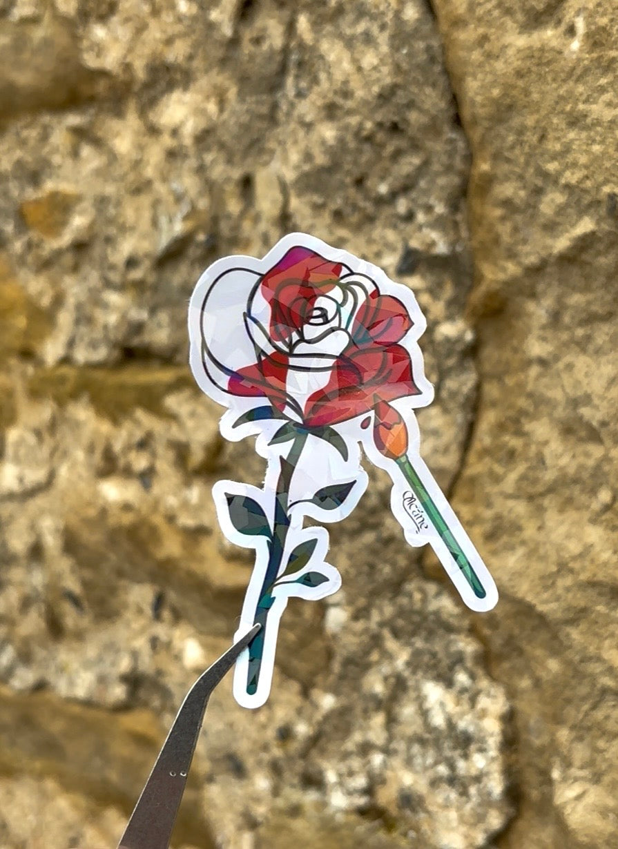 Pack stickers Alice boit son thé