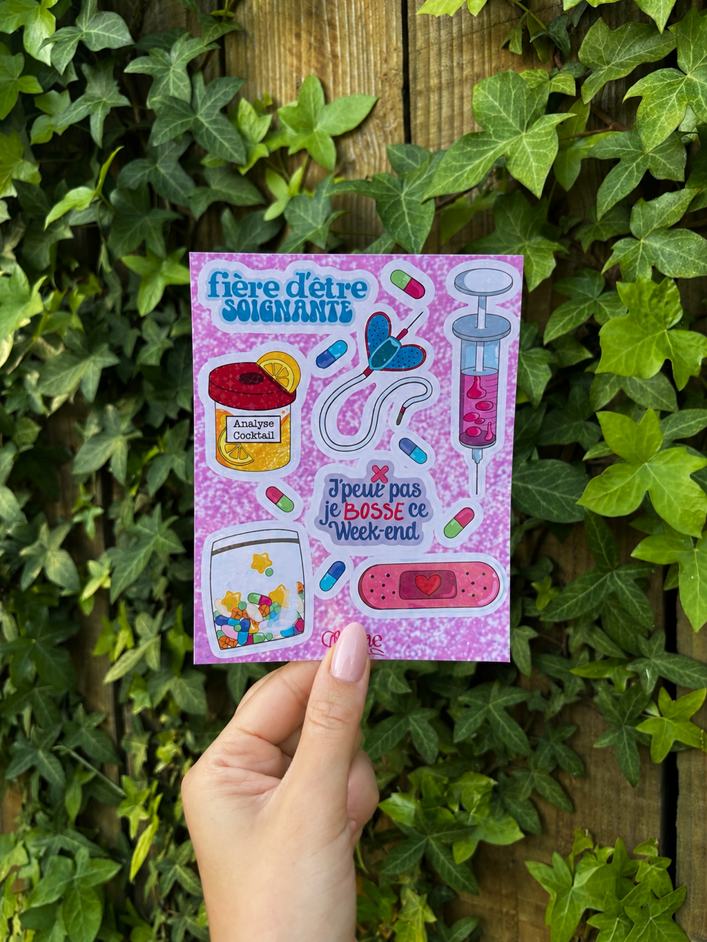 Kit du soignant Stickers holographiques