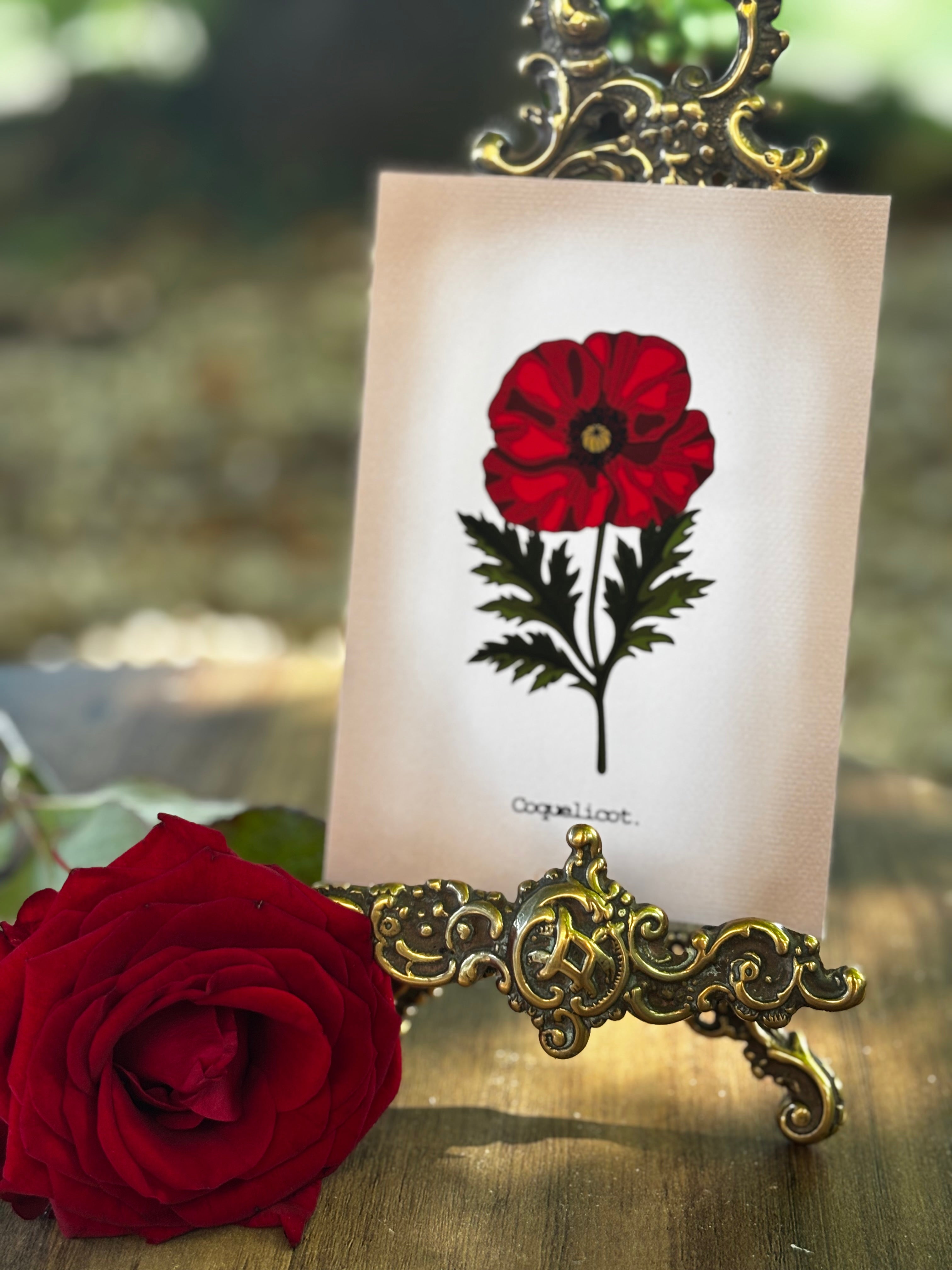 Affiches fleurs A6