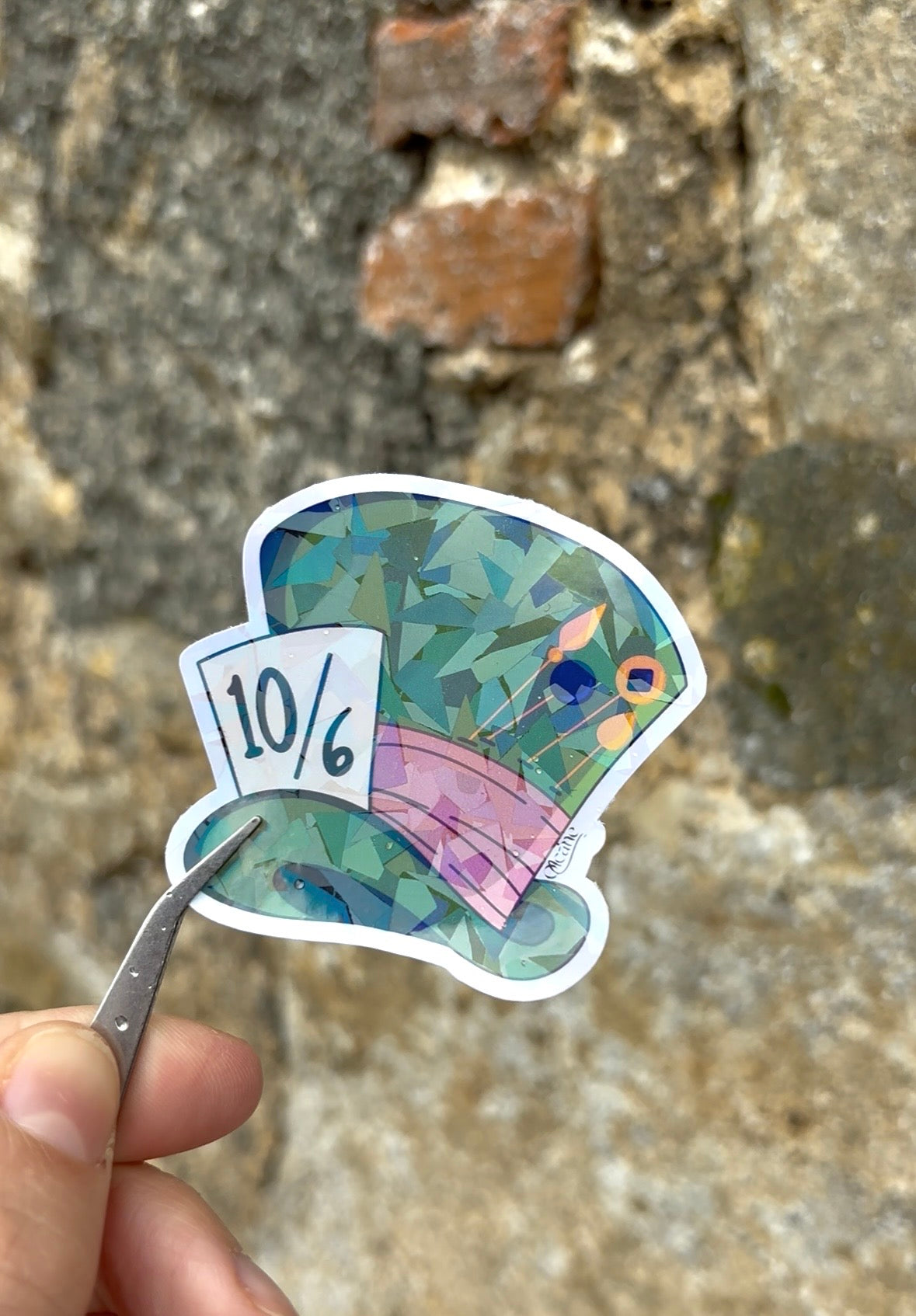 Pack stickers Alice boit son thé