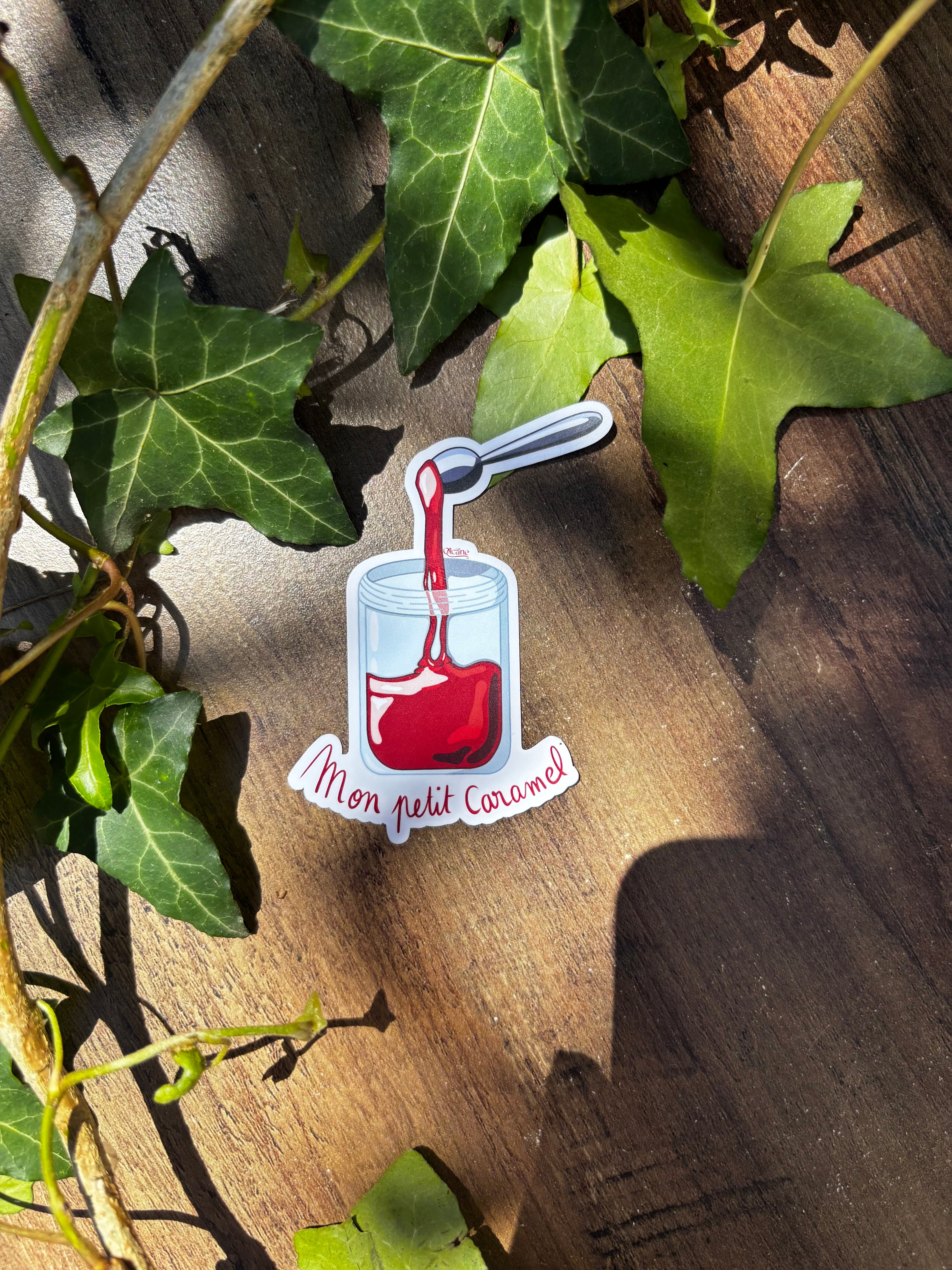 Sticker mat « Mon petit caramel »
