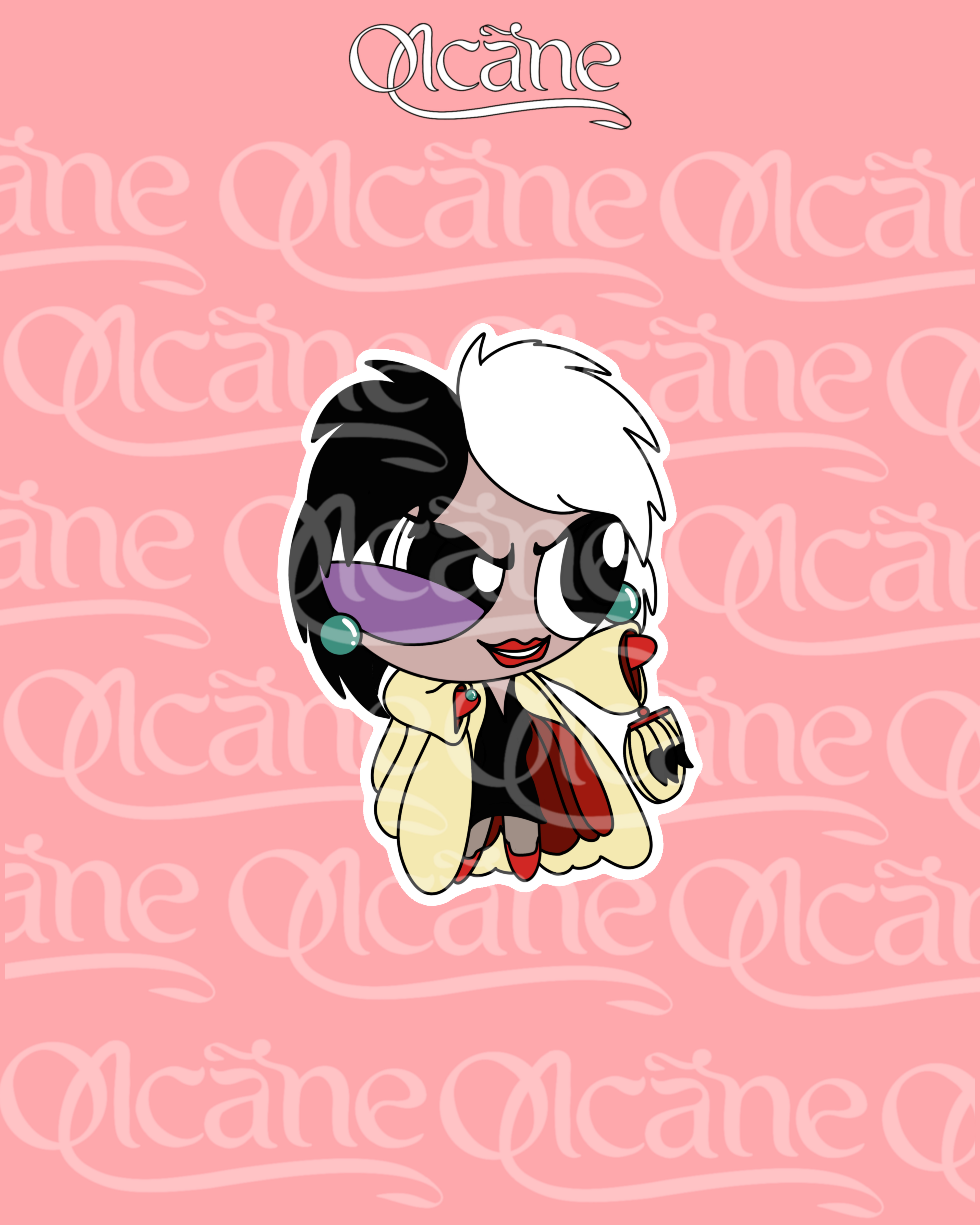 Holographic Sticker Cruelle