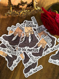 Sticker Forte et Féminine en Doc Martens