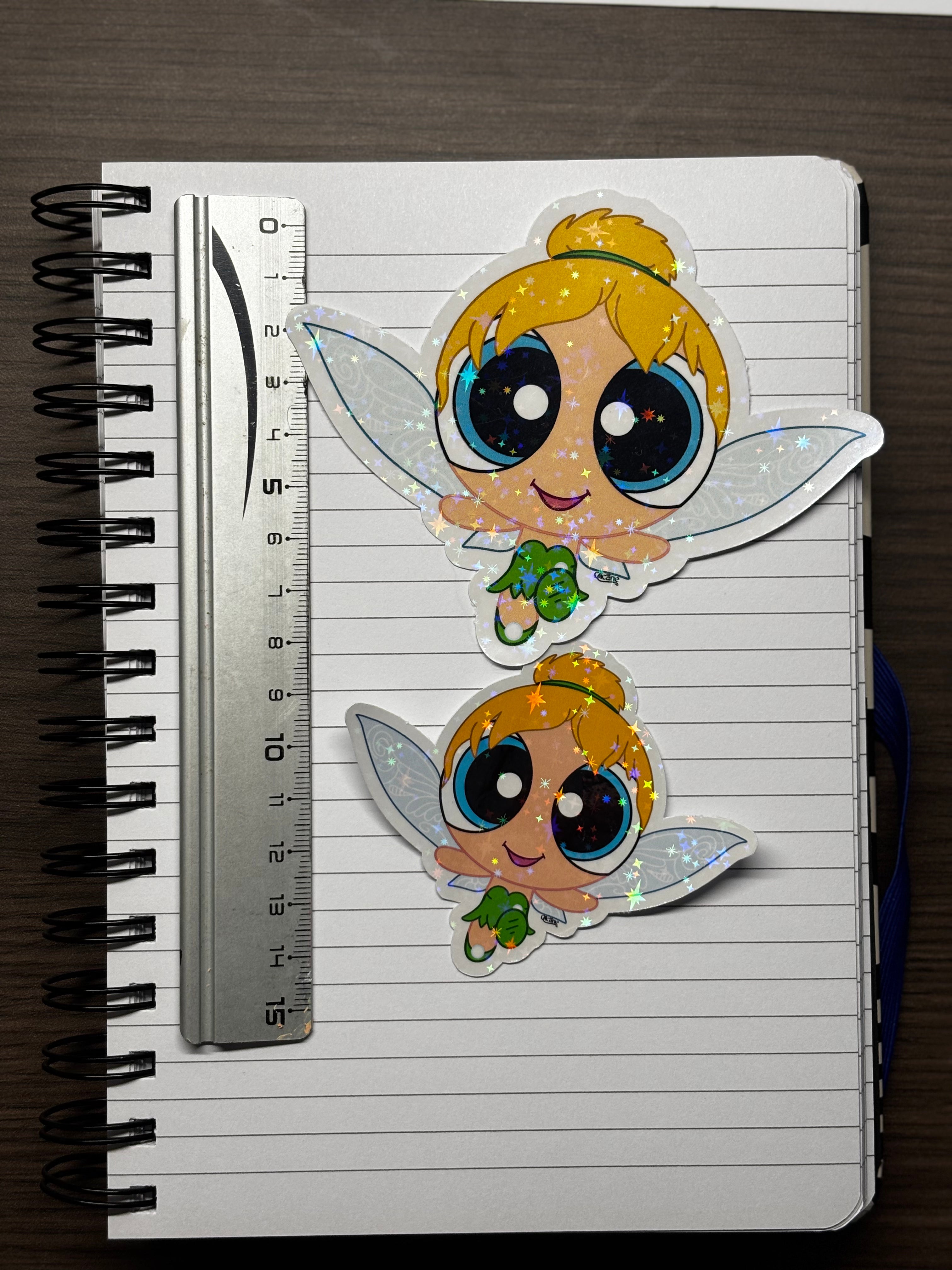 Holographic sticker fée