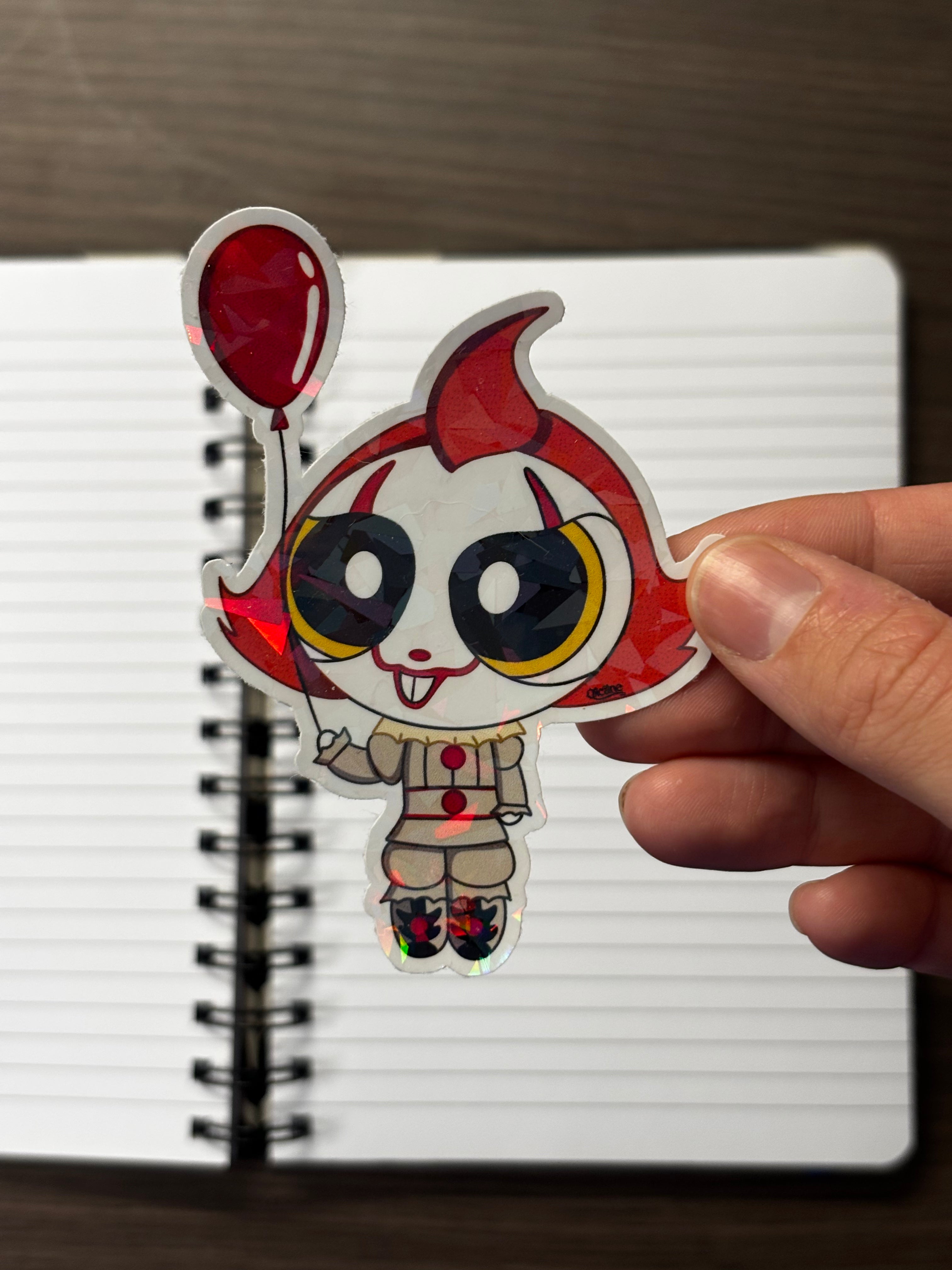 Holographic sticker Penny