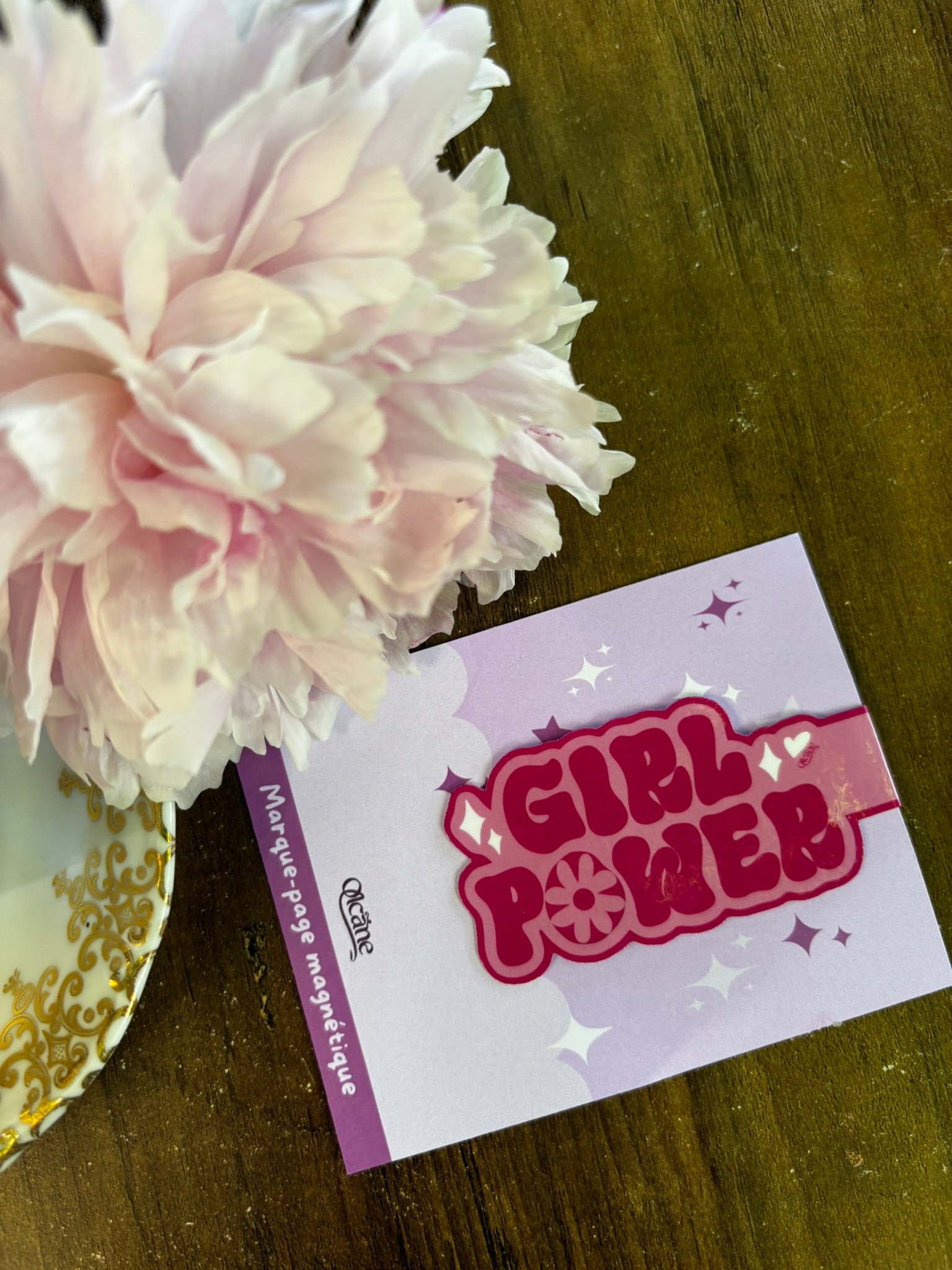 Marque page magéntique Girl Power
