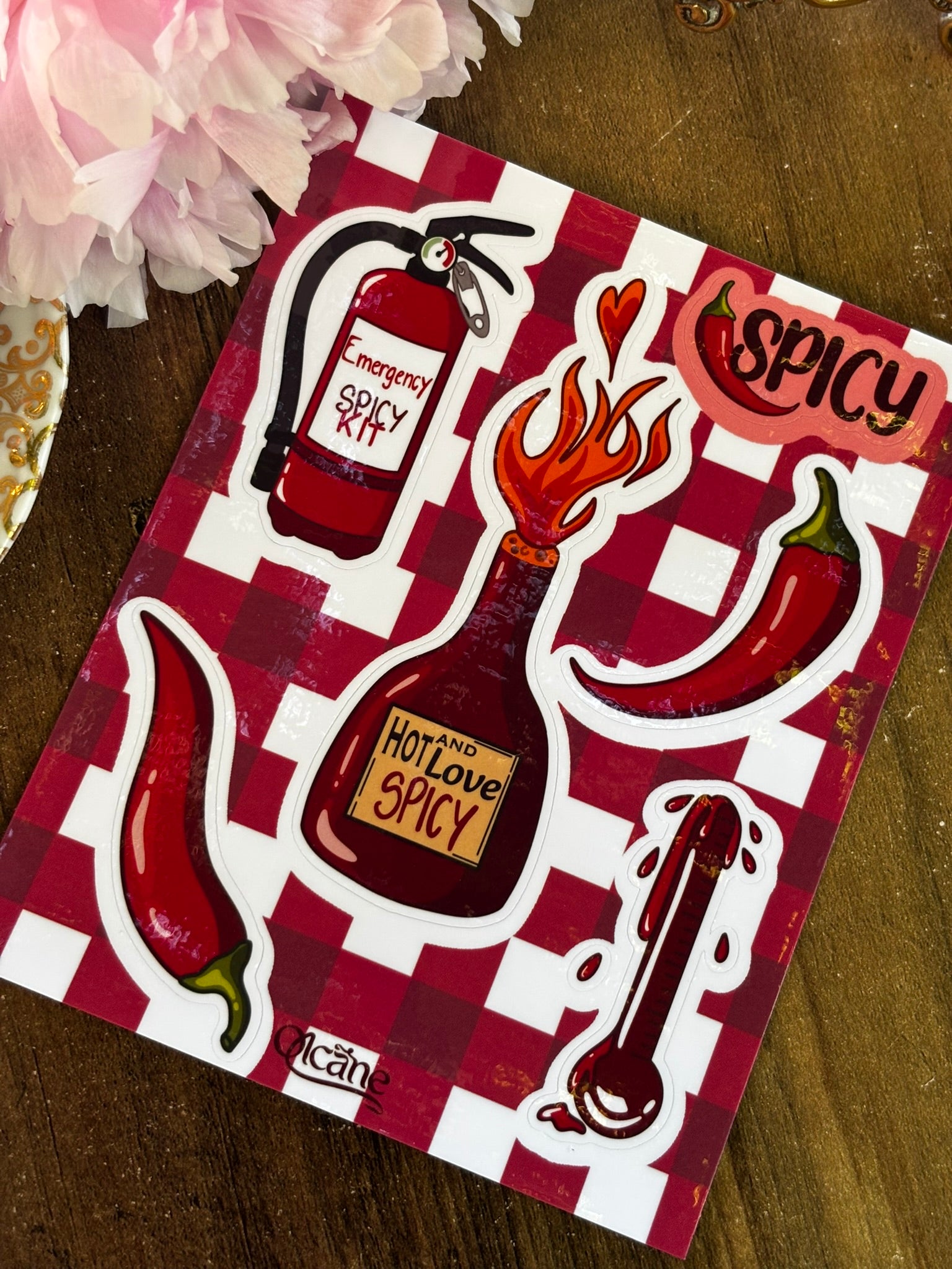 Planche de Stickers SPICY