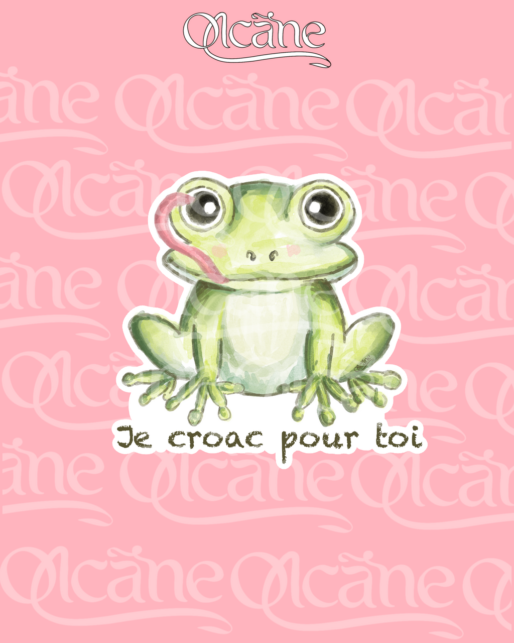 STICKER JE CROAC POUR TOI