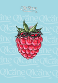 #2 Sticker fruit creepy framboise