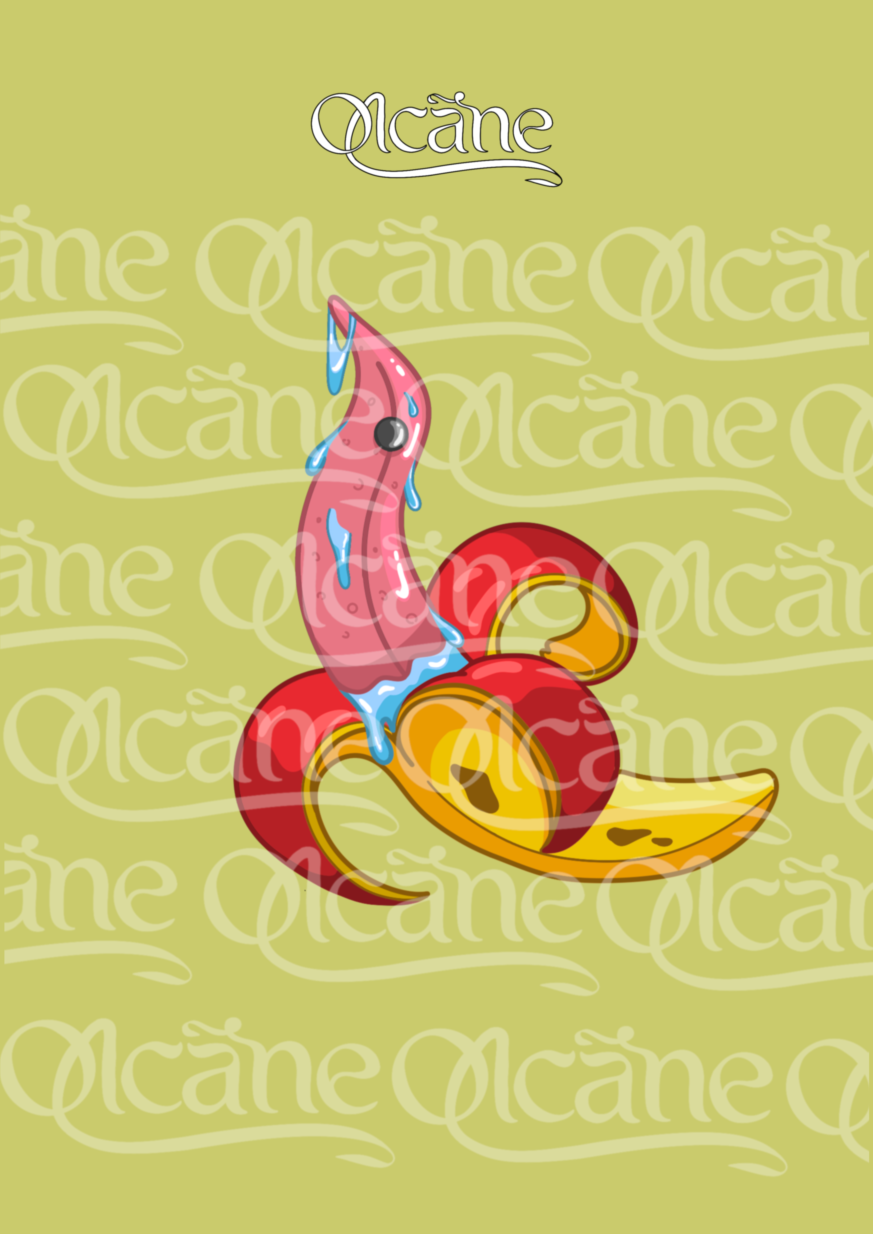 #4 Sticker fruit creepy banane